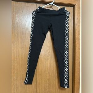 Black Aztec leggings